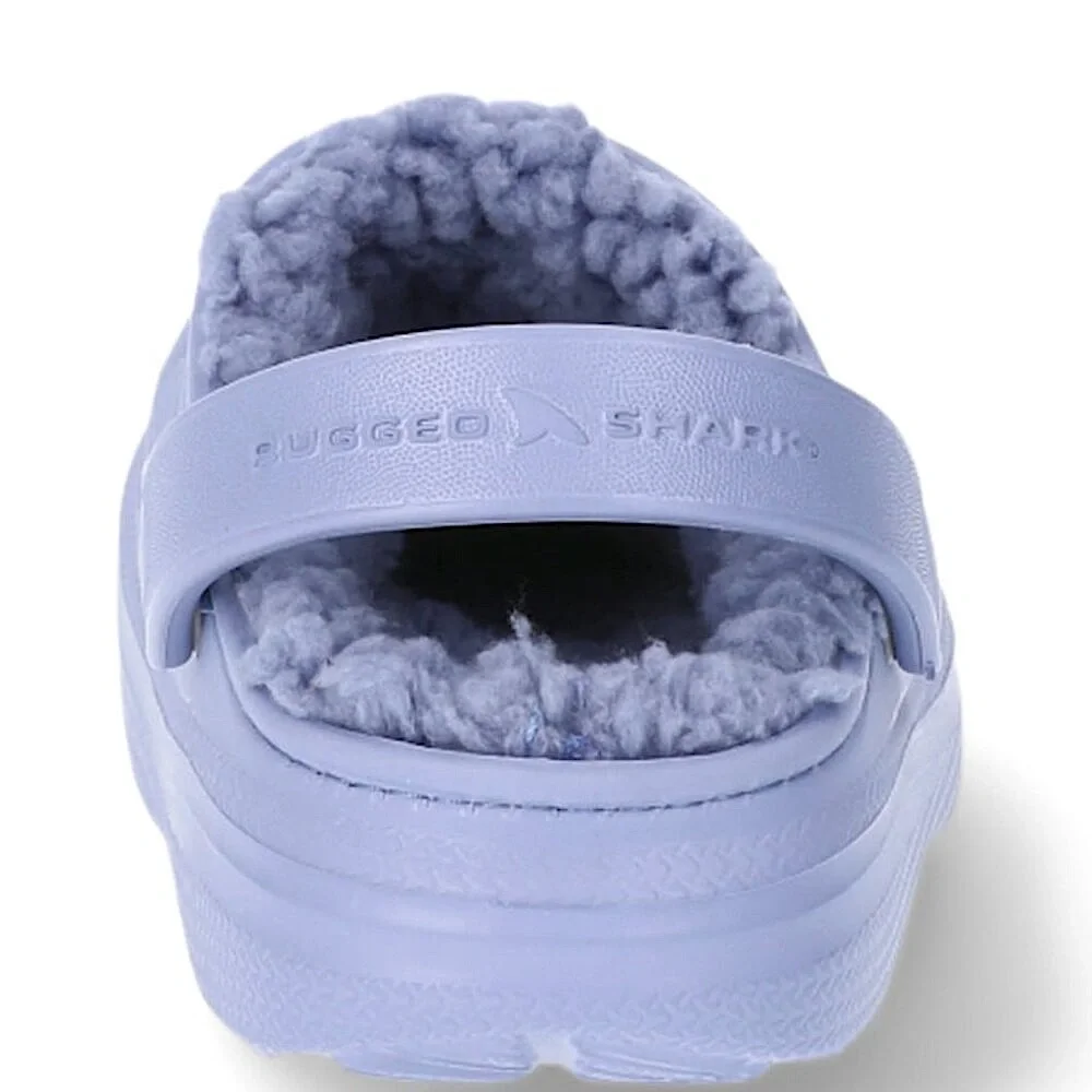 Rugged Shark TODDLER GIRLS FAUX SHERPA LINED Clogs SIZE 9 Violet Sandals NEW